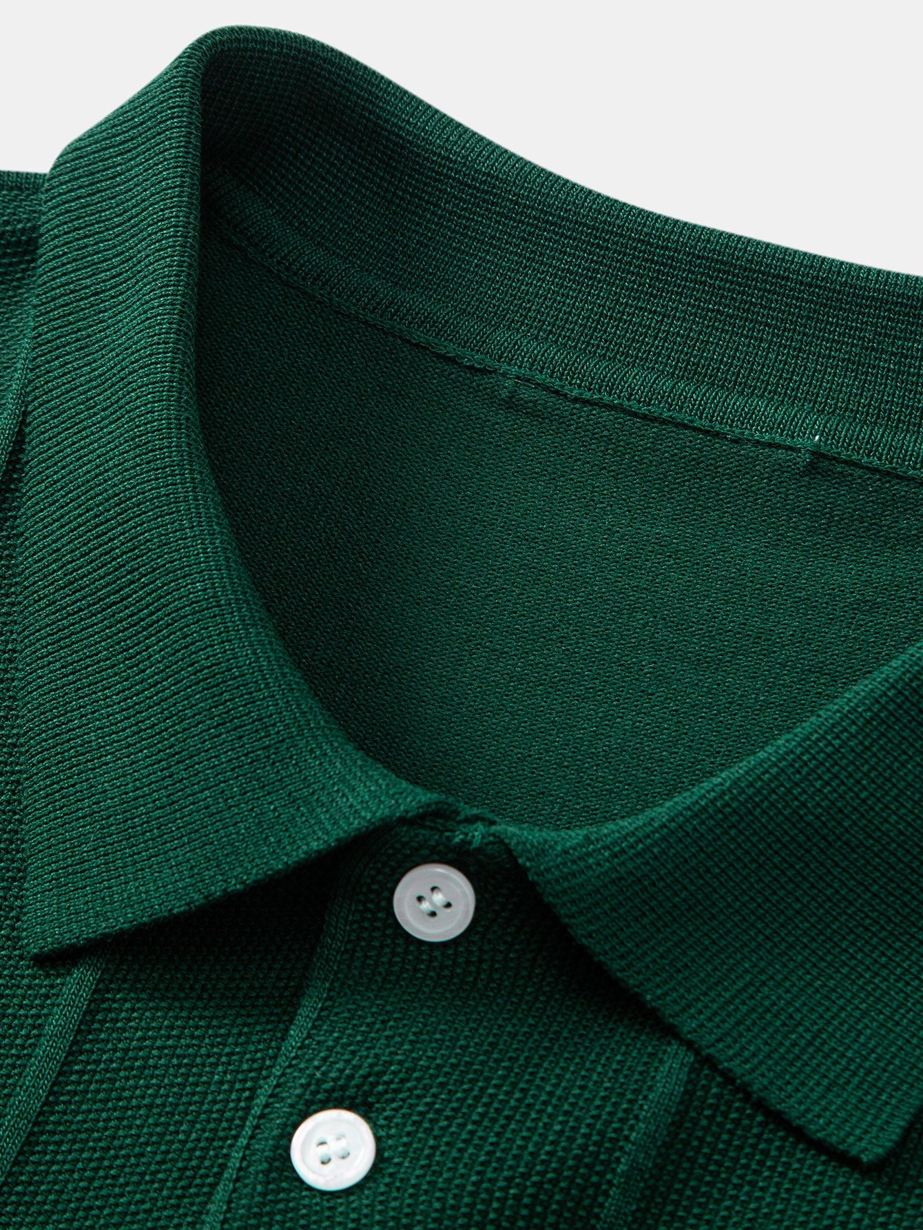 Stripe Jacquard Knit Polo Shirt & Straight Leg Ribbed Pants — North Row | View 19