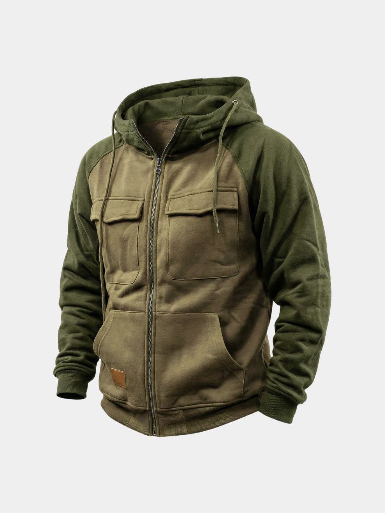 Cargo Trek Zip Hoodie — North Row | Lifestyle