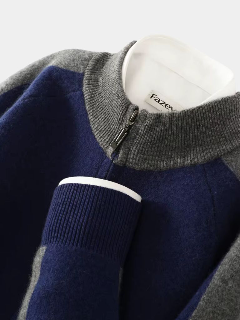 Navy Heritage Cashmere Set — North Row | Lifestyle