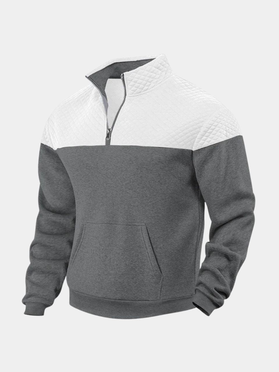 Cambridge Dual-Tone Winter Pullover — North Row | Flat Lay