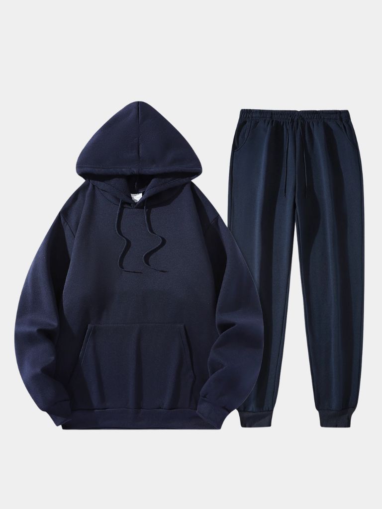 Prime Comfort Hoodie Set — North Row | Flat Lay