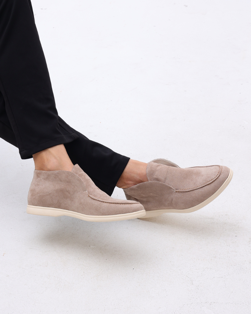 High Suede Loafers — North Row | Worn Look