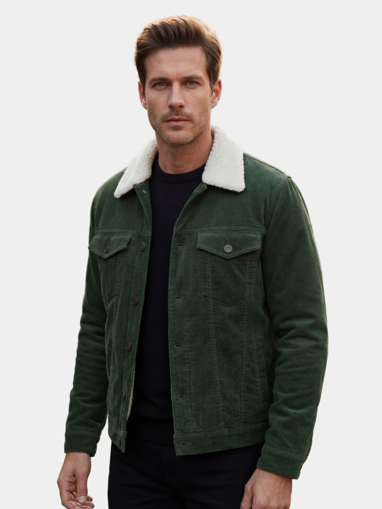 Heritage Corduroy Sherpa Jacket - North Row