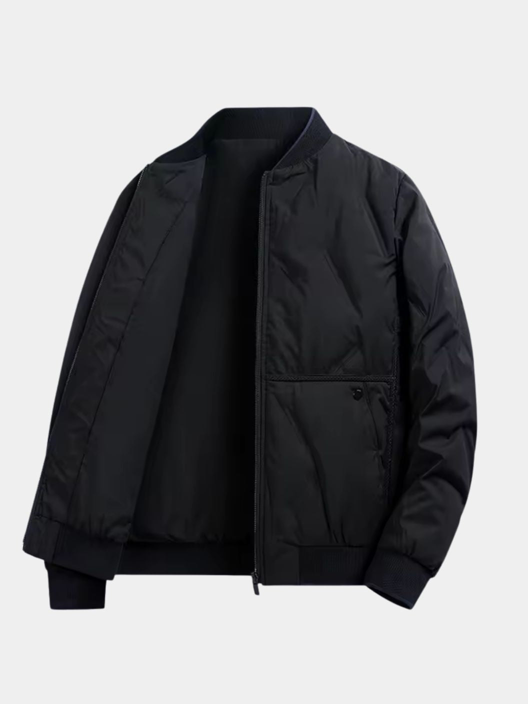 Savoy Heritage Bomber Jacket — North Row | Close-Up