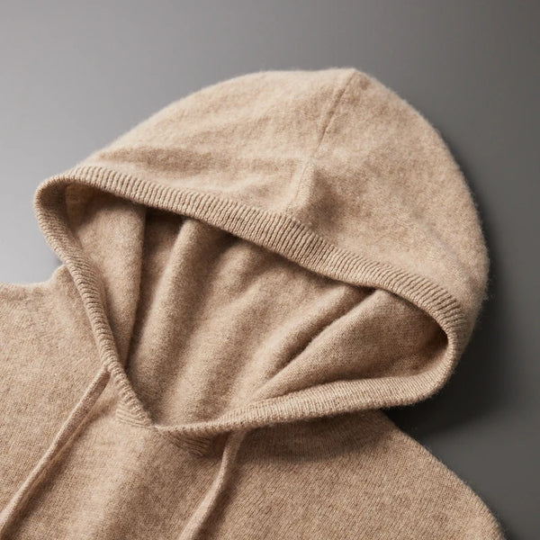 Pure Cashmere Hoodie Sweater — North Row | Lifestyle