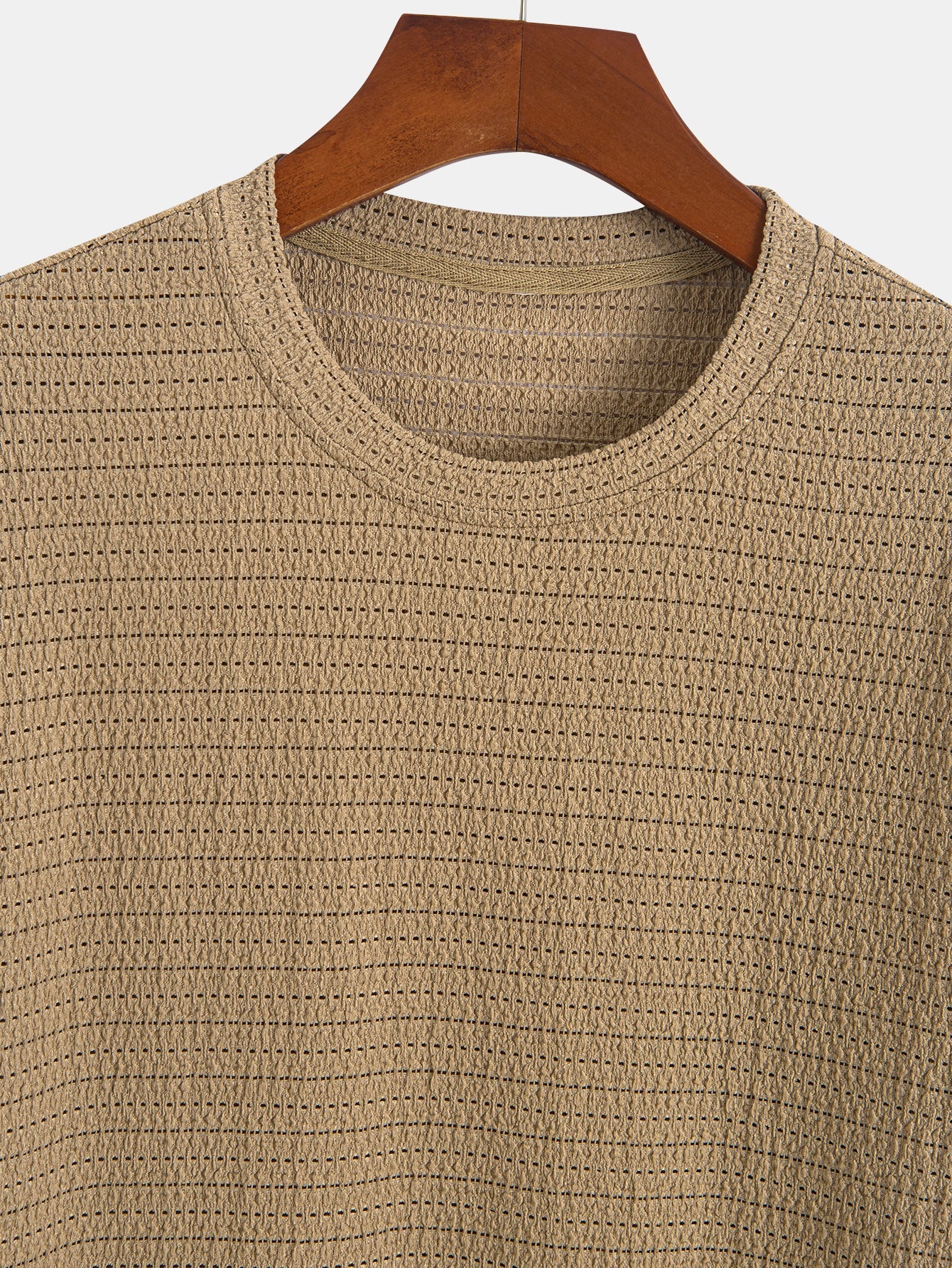 Relax Fit Striped Textured T-Shirt — North Row | Worn Look