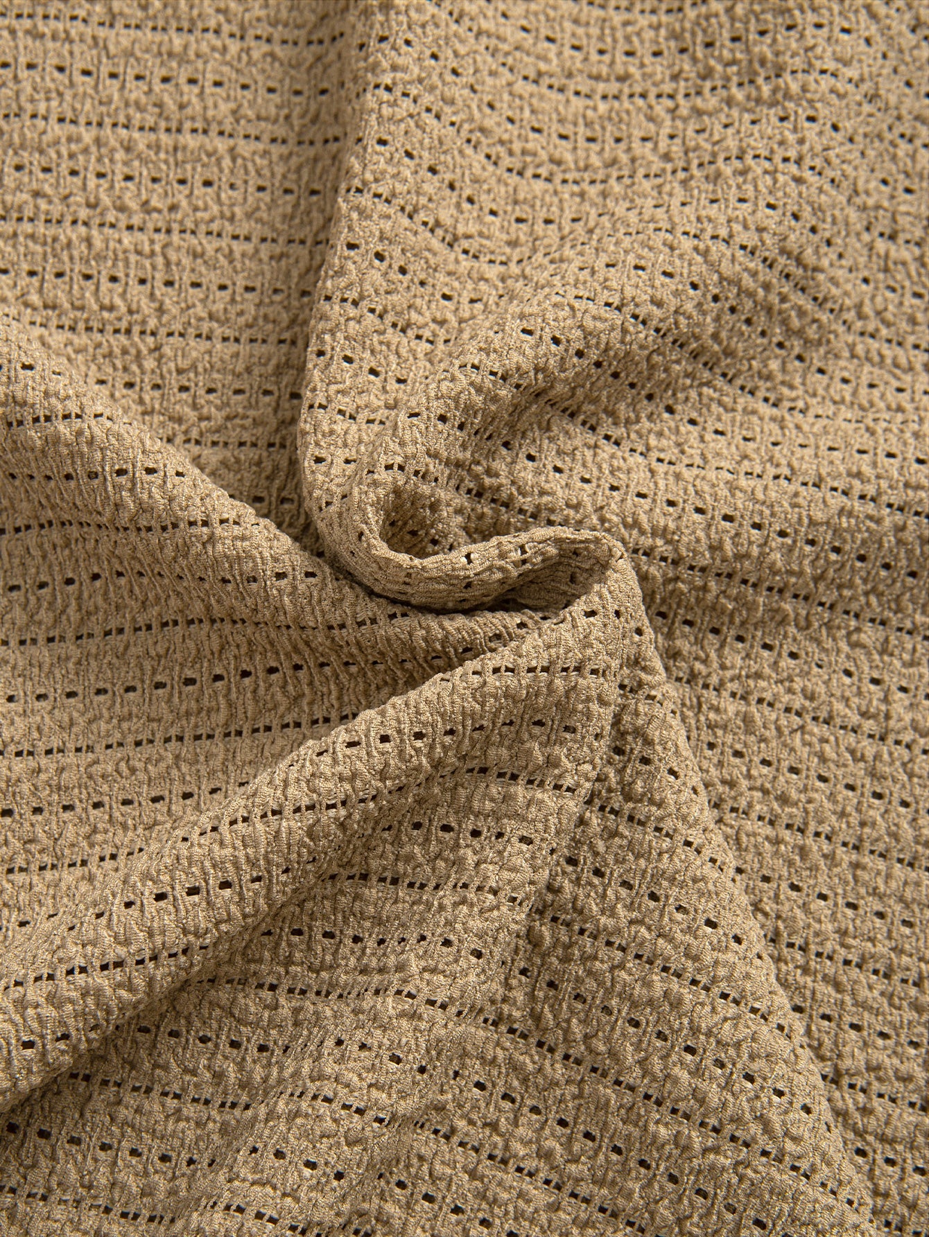 Relax Fit Striped Textured T-Shirt — North Row | Texture Detail