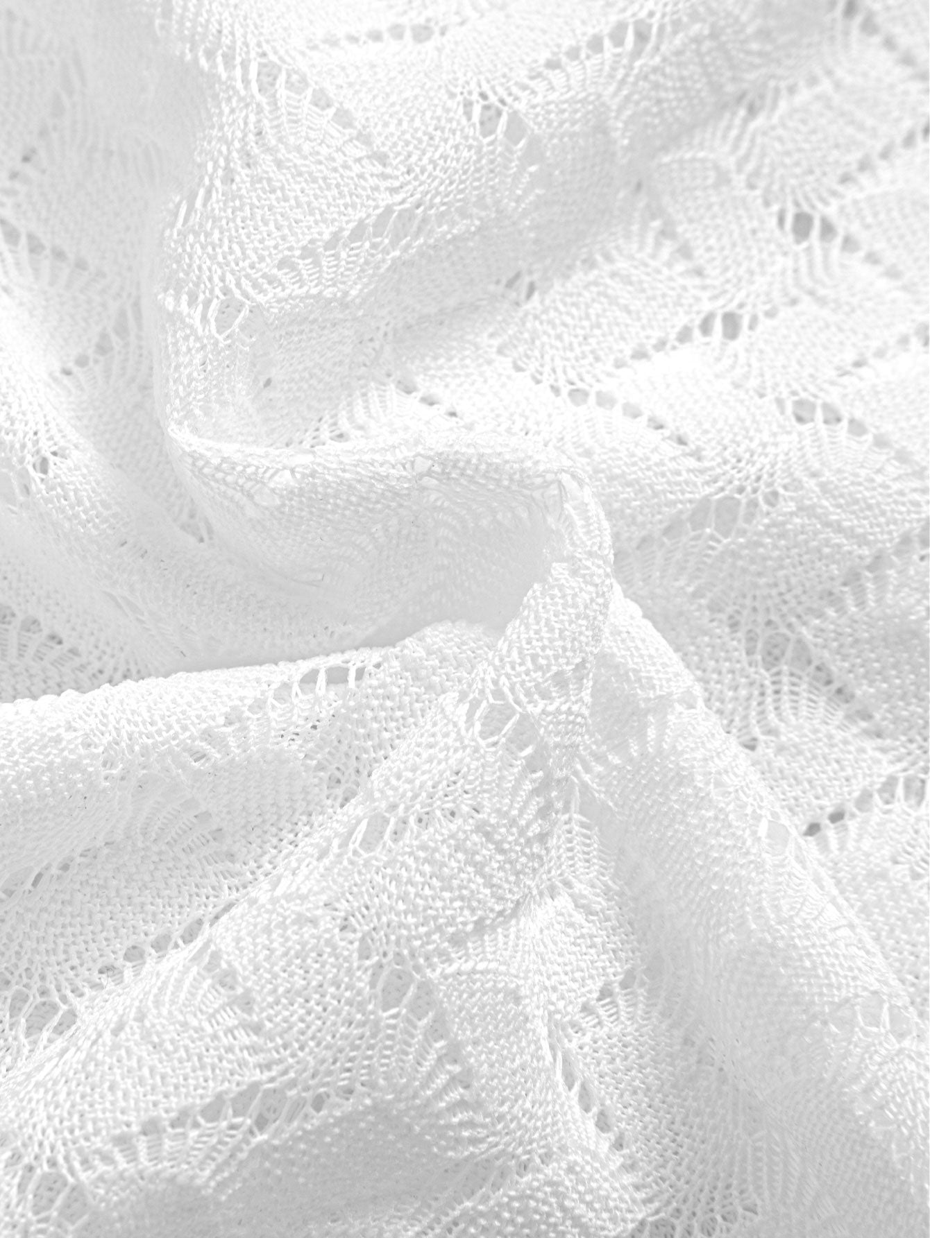 Hollow Out Textured Cuban Shirt — North Row | Detail View