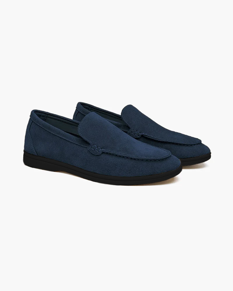 Premium Suede Loafers — North Row | Full Length