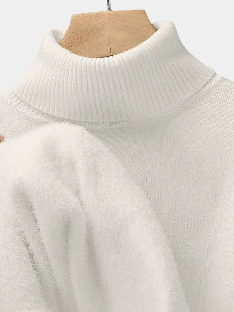 Aurelius Wool Turtleneck — North Row | Close-Up