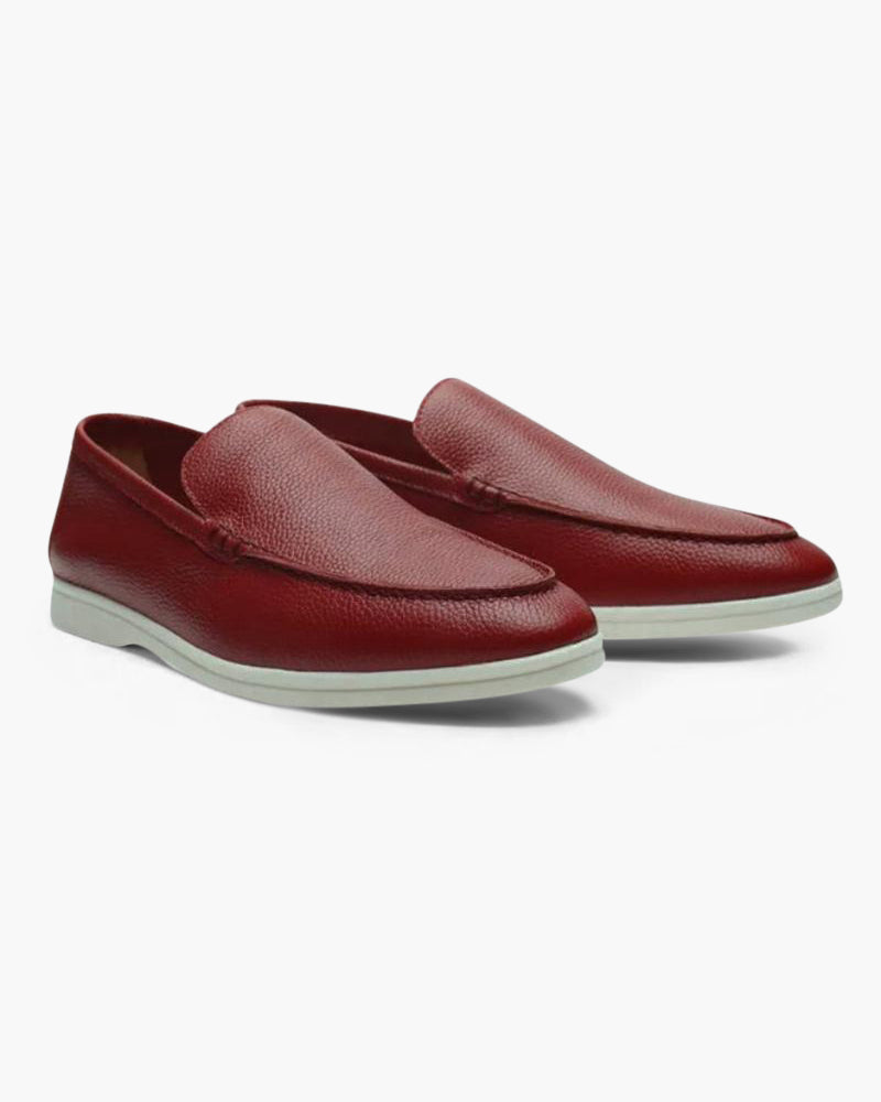 Cowhide Leather Loafers — North Row | Close-Up