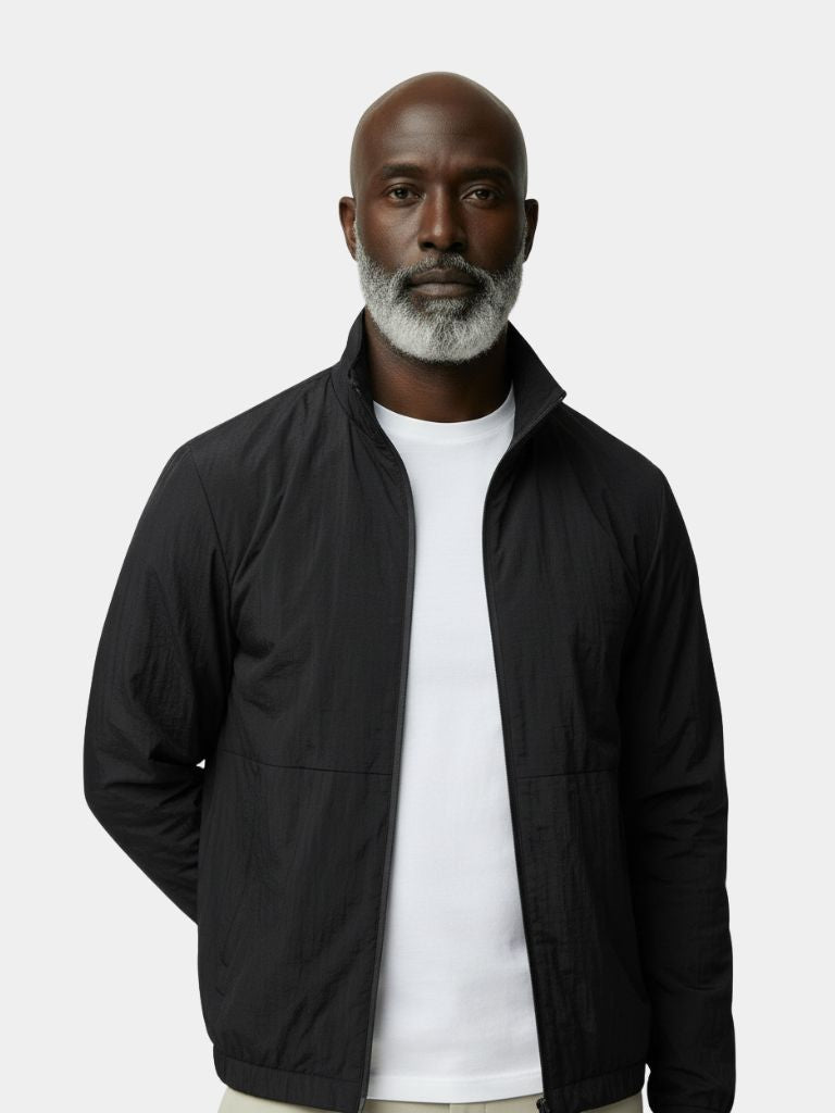 Modern Utility Zip Jacket — North Row | Side View