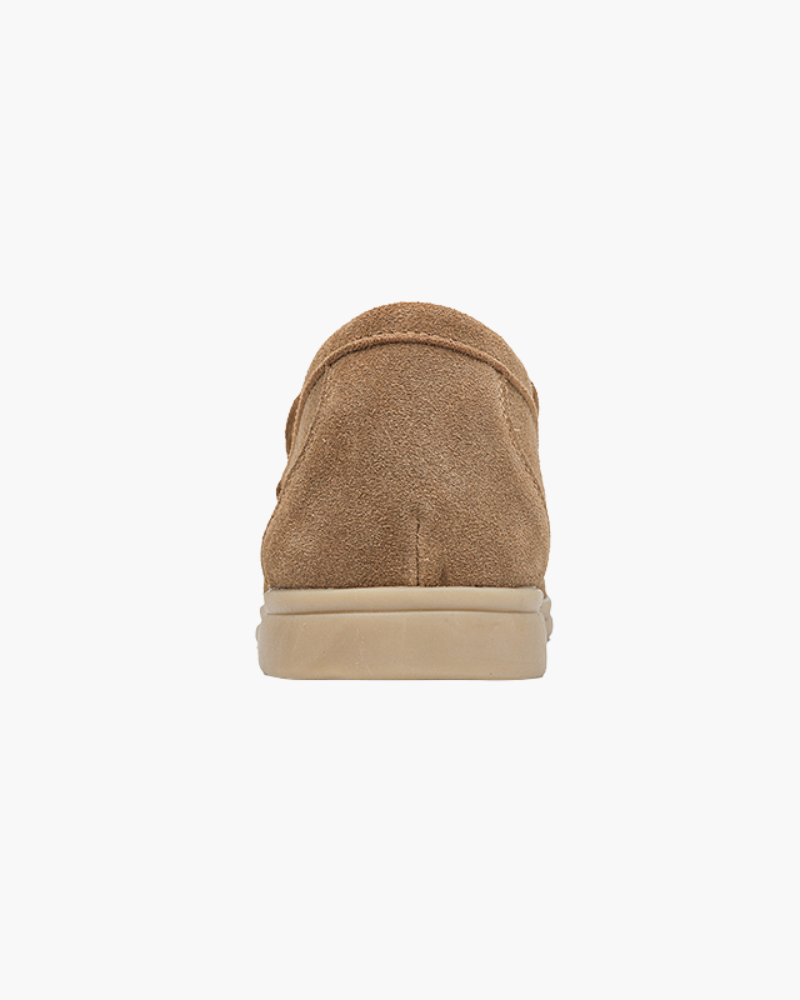 Premium Suede Loafers — North Row | Close-Up