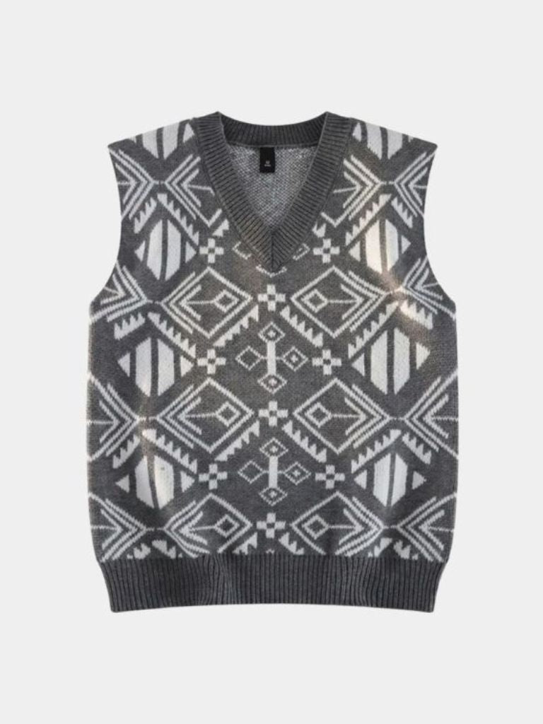 Academic Retro Knit Vest - North Row