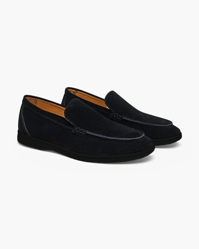 Premium Suede Loafers — North Row | Texture Detail