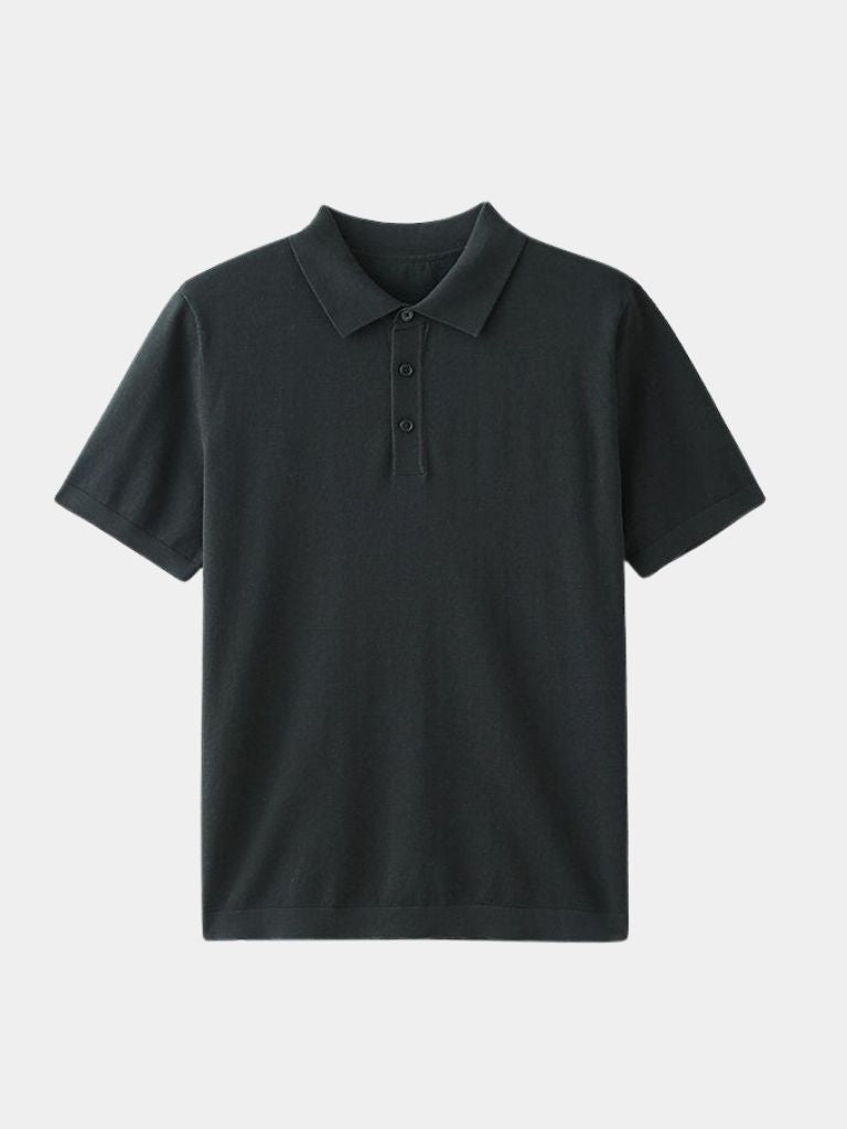 Breeze Field Polo — North Row | Model Wearing