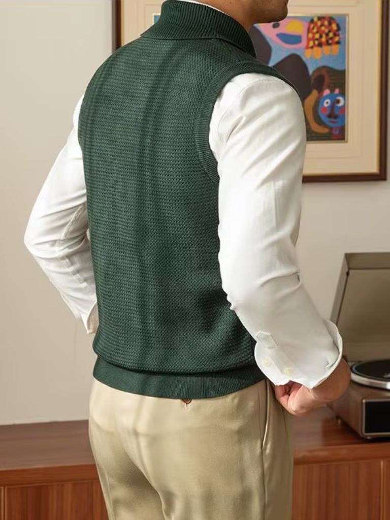 British Knit Vest Waistcoat - North Row