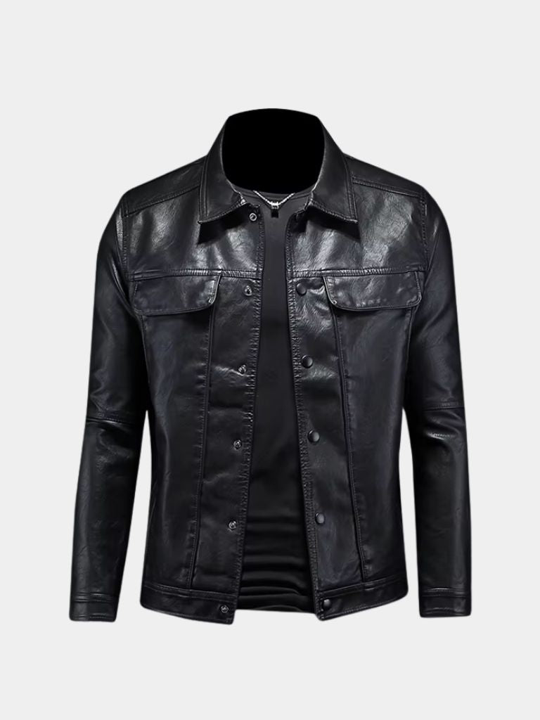 Bronze Rebel Leather Jacket — North Row | Worn Look