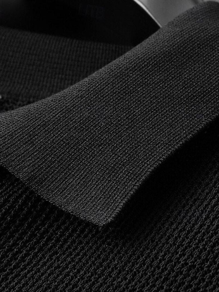 Caramel Lineage Polo — North Row | Close-Up