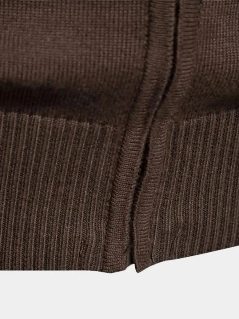 Cardigan Sweater Zipper Standing Collar Knitwear — North Row | Lifestyle