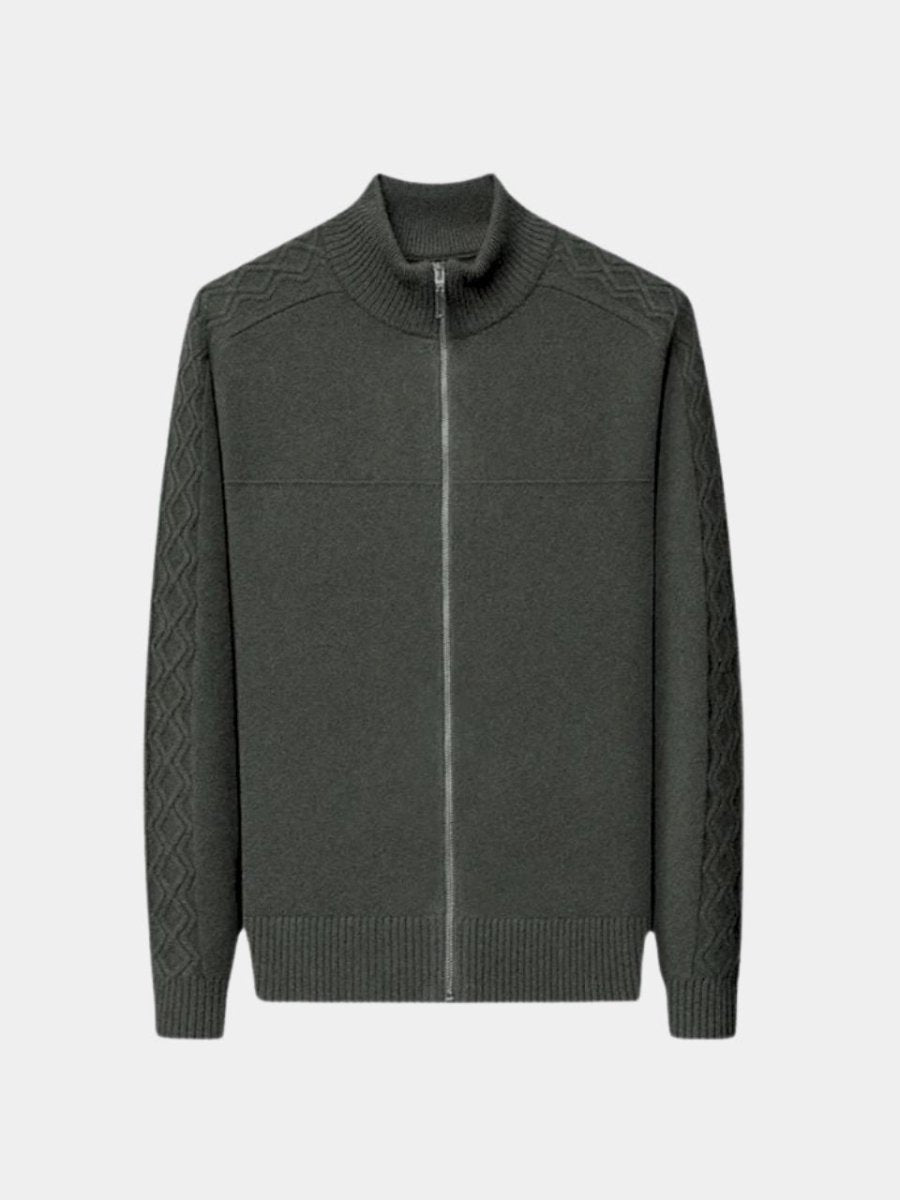 Cashmere Zip Sweater Knit Turtleneck — North Row | Worn Look