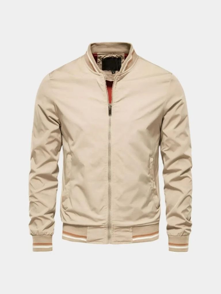 Casual Bomber Jacket — North Row | Texture Detail