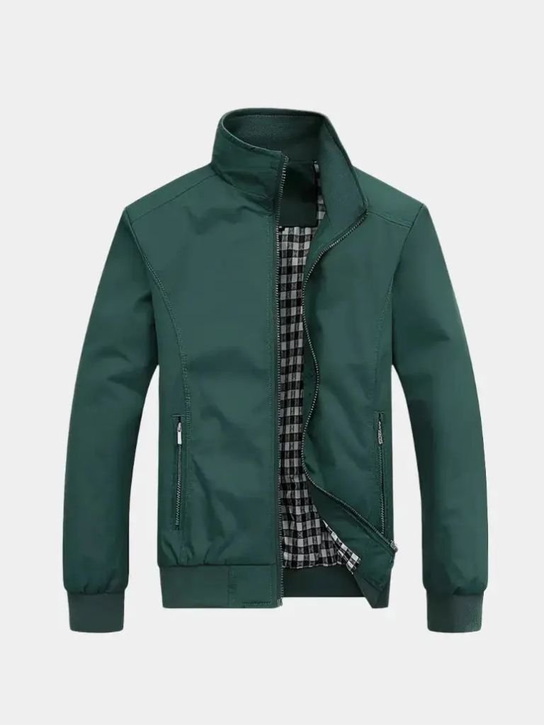 Casual Solid Bomber Jacket — North Row | Worn Look