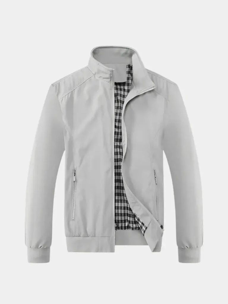 Casual Solid Bomber Jacket — North Row | Lifestyle