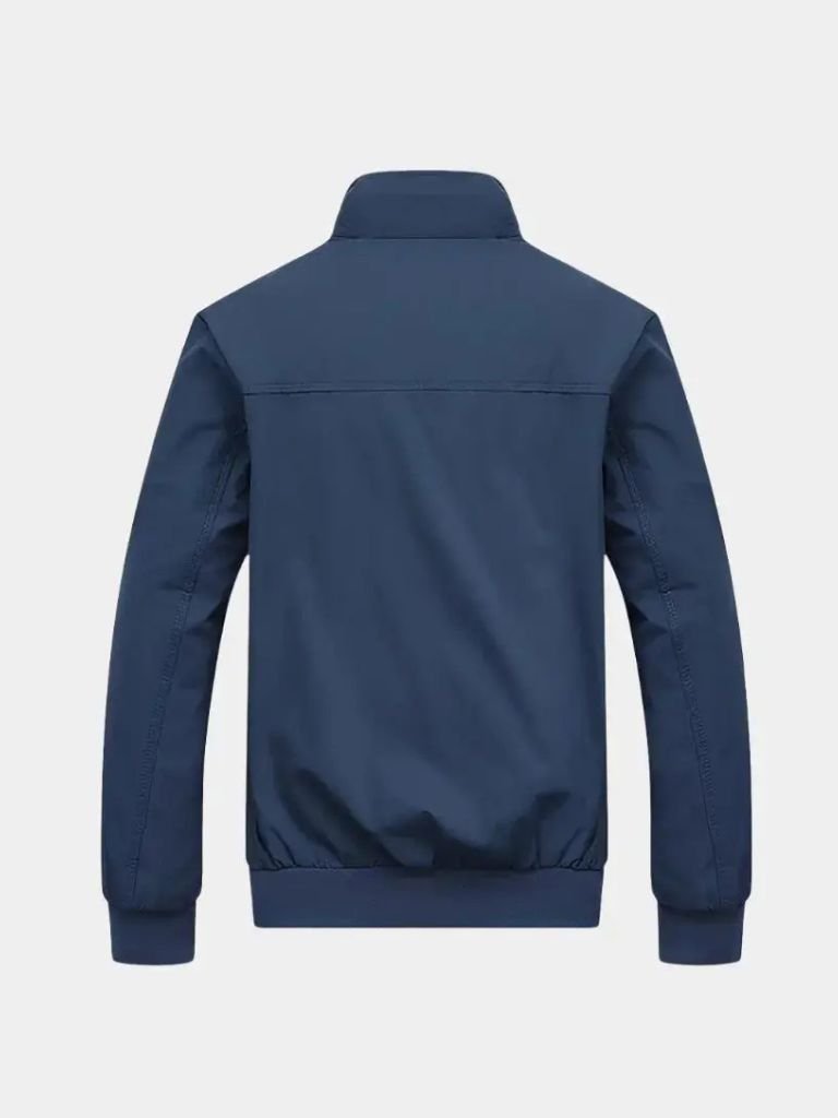 Casual Solid Bomber Jacket — North Row | Flat Lay