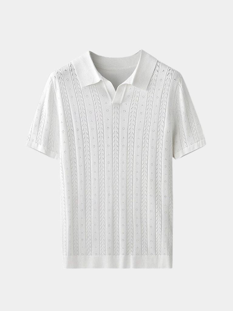 Classic Fit Business Polo Shirt — North Row | Model Wearing