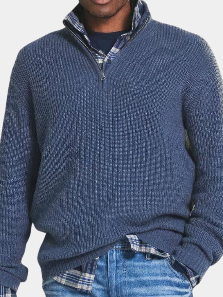 Classic Highland Quarter-Zip Sweater — North Row | Lifestyle