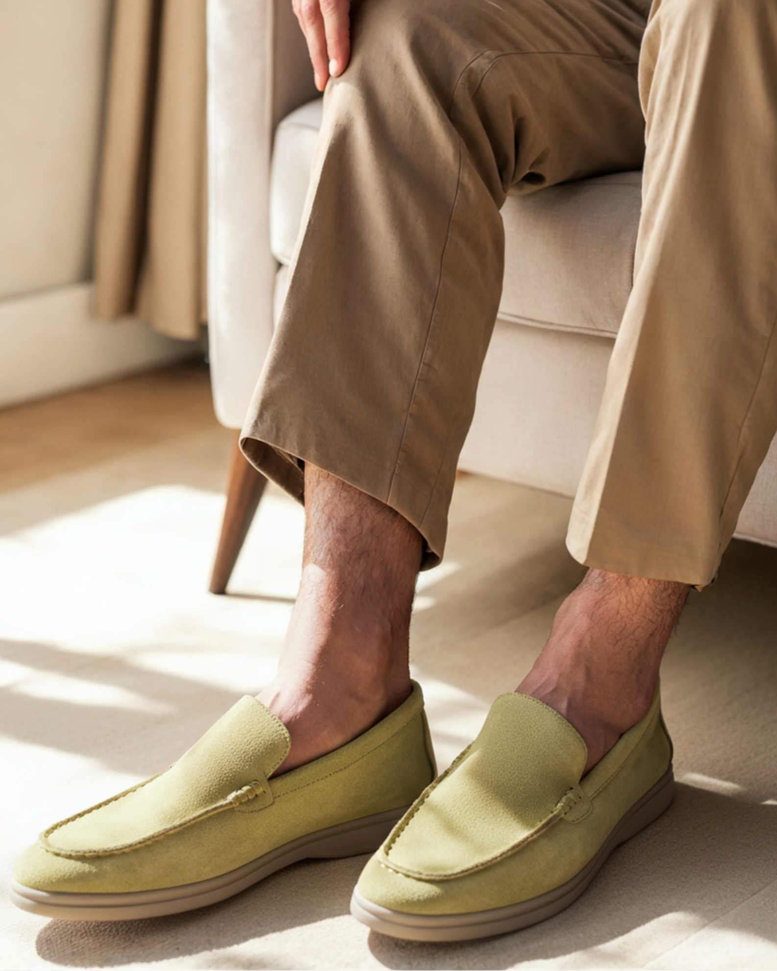 Premium Suede Loafers — North Row | View 25