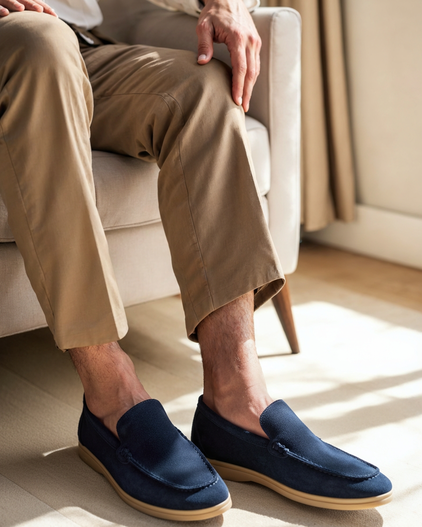 Premium Suede Loafers — North Row | View 14