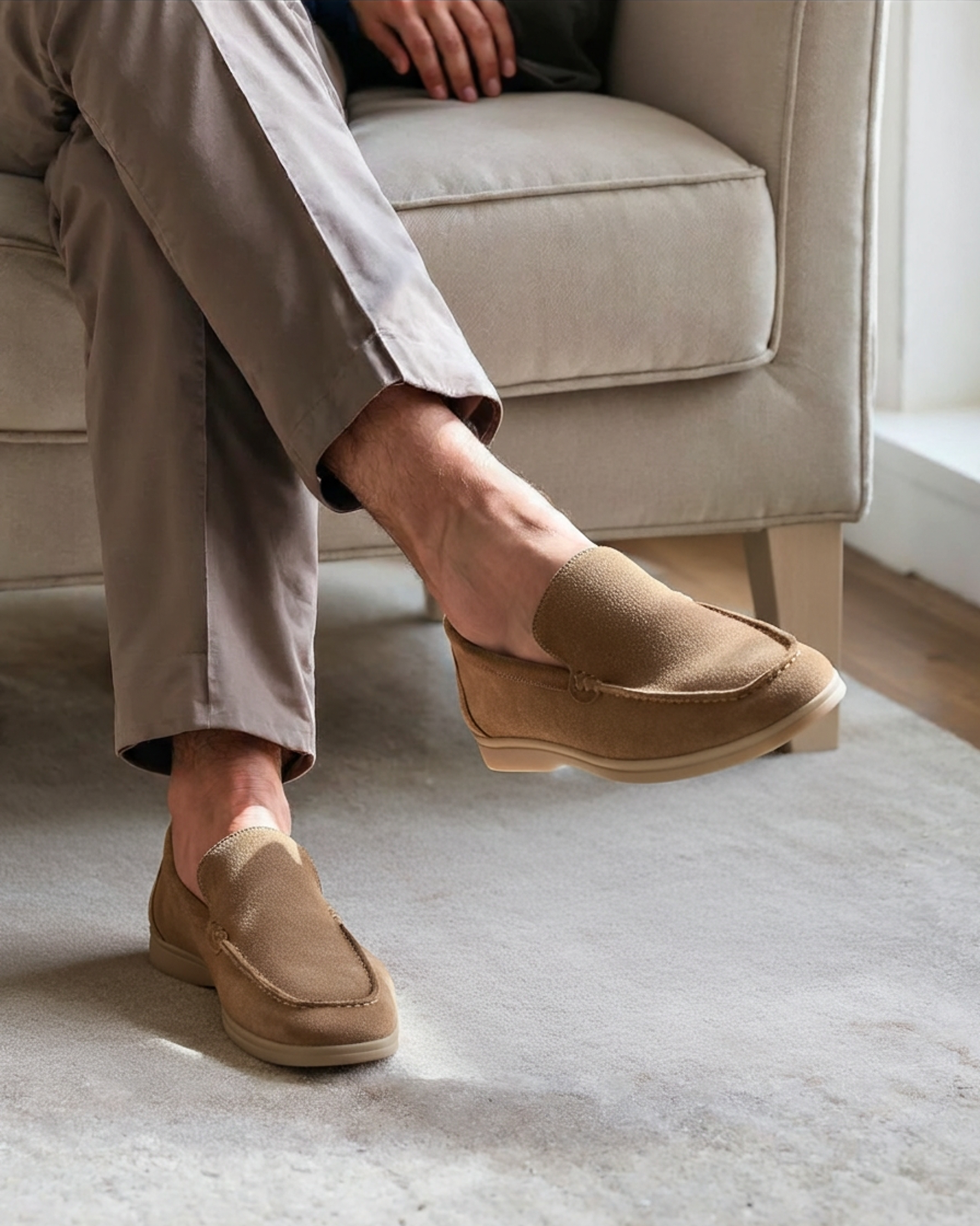 Premium Suede Loafers - North Row