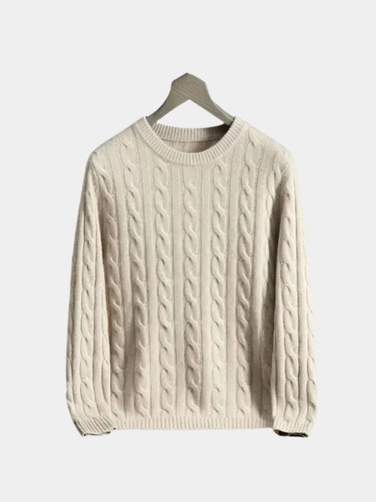 Essential Cashmere Sweater — North Row | Texture Detail
