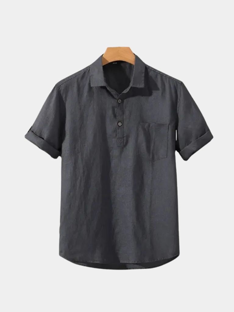 Essential Linen Shirt — North Row | Flat Lay