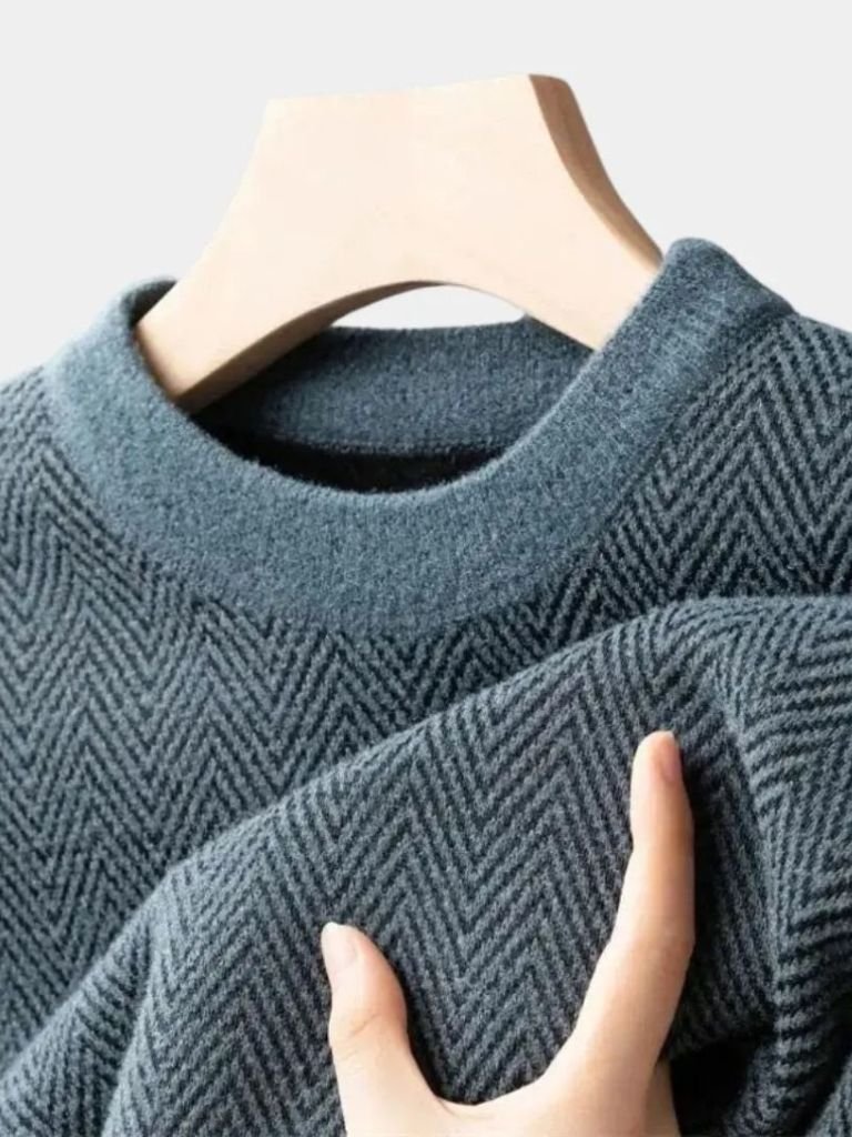 Essential Wool Sweater — North Row | Texture Detail