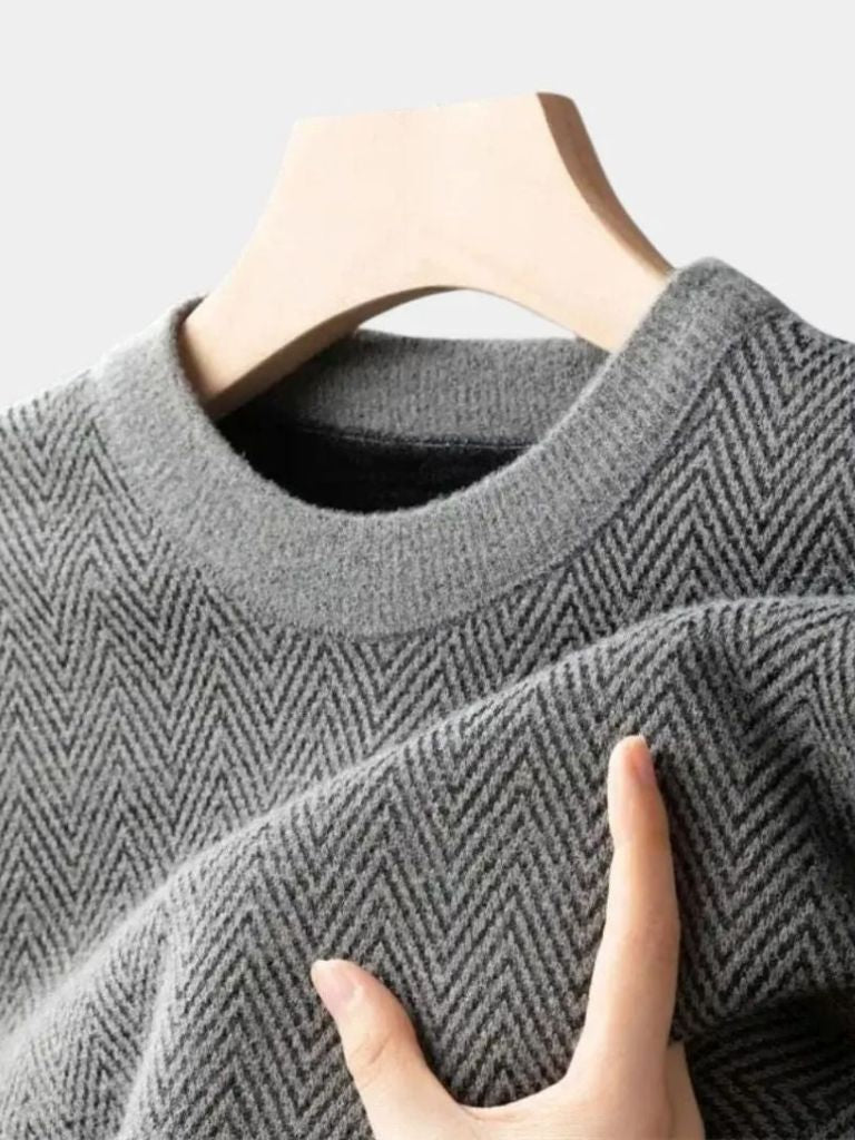 Essential Wool Sweater — North Row | Collar Detail