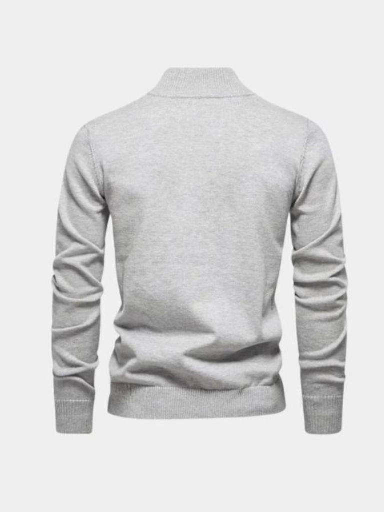 Half Zip Knitwear Pullover Sweater — North Row | Close-Up