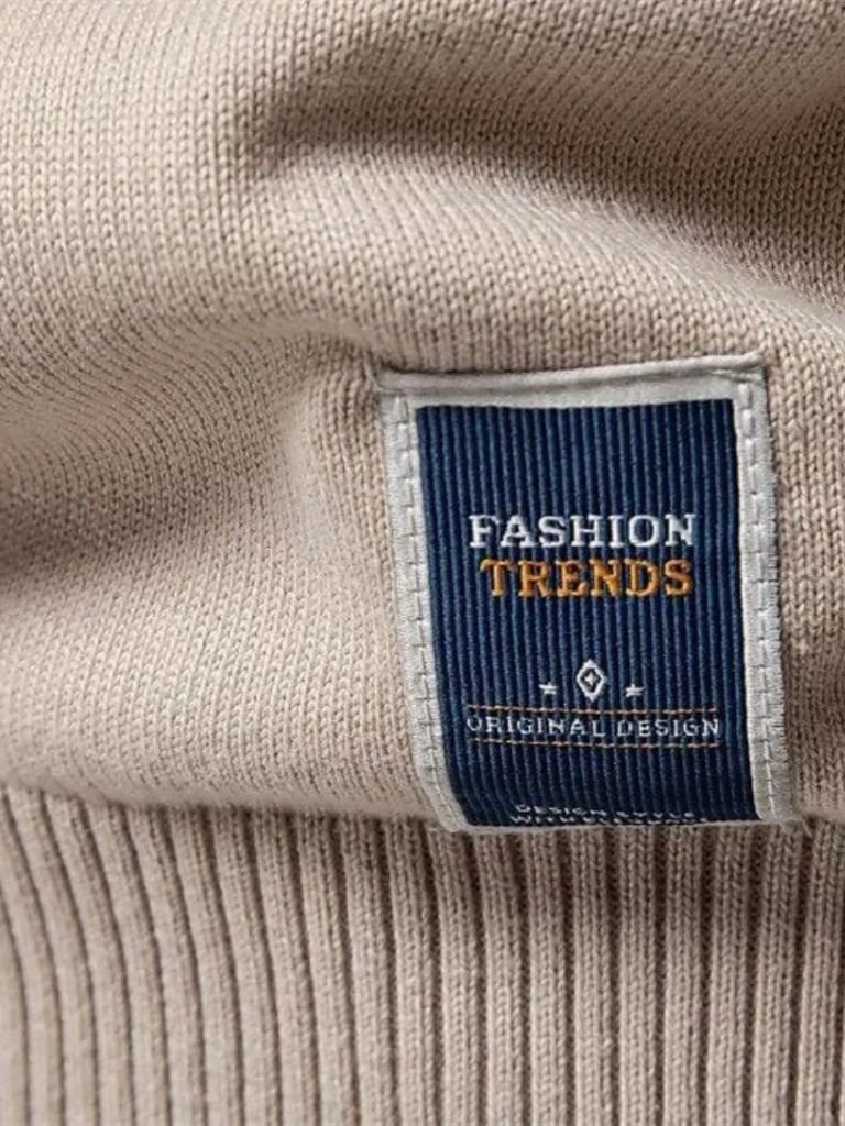 Half Zip Knitwear Solid Color Cardigan Sweater — North Row | Lifestyle