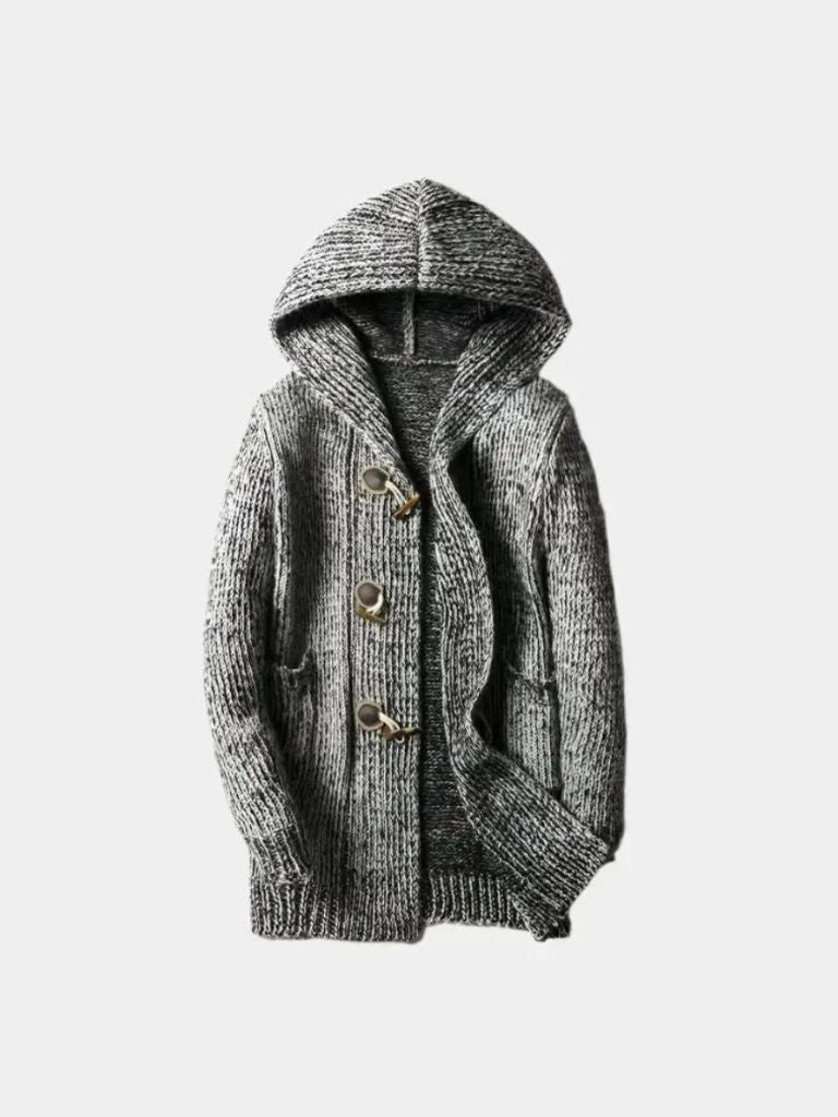 Himalaya Knit Hooded Jacket — North Row | Texture Detail