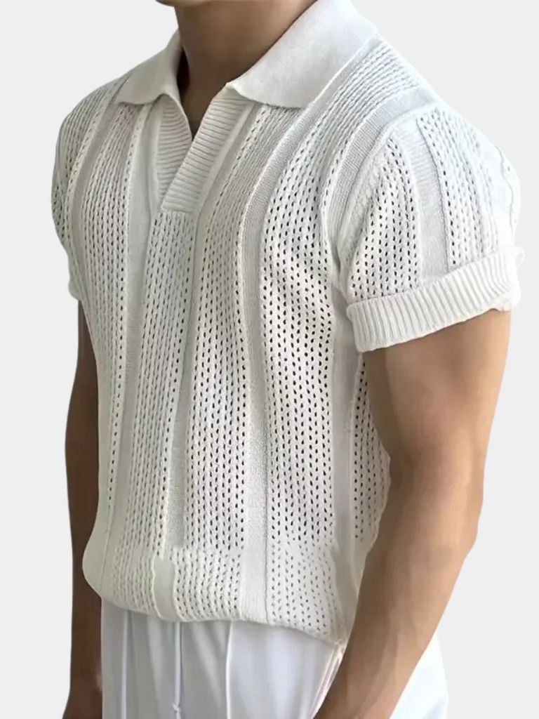 Ivory Coast Polo Shirt — North Row | Detail View