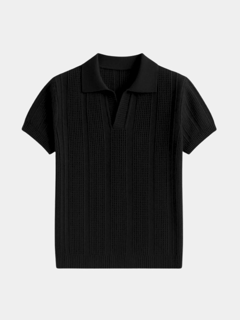 Ivory Coast Polo Shirt — North Row | Flat Lay