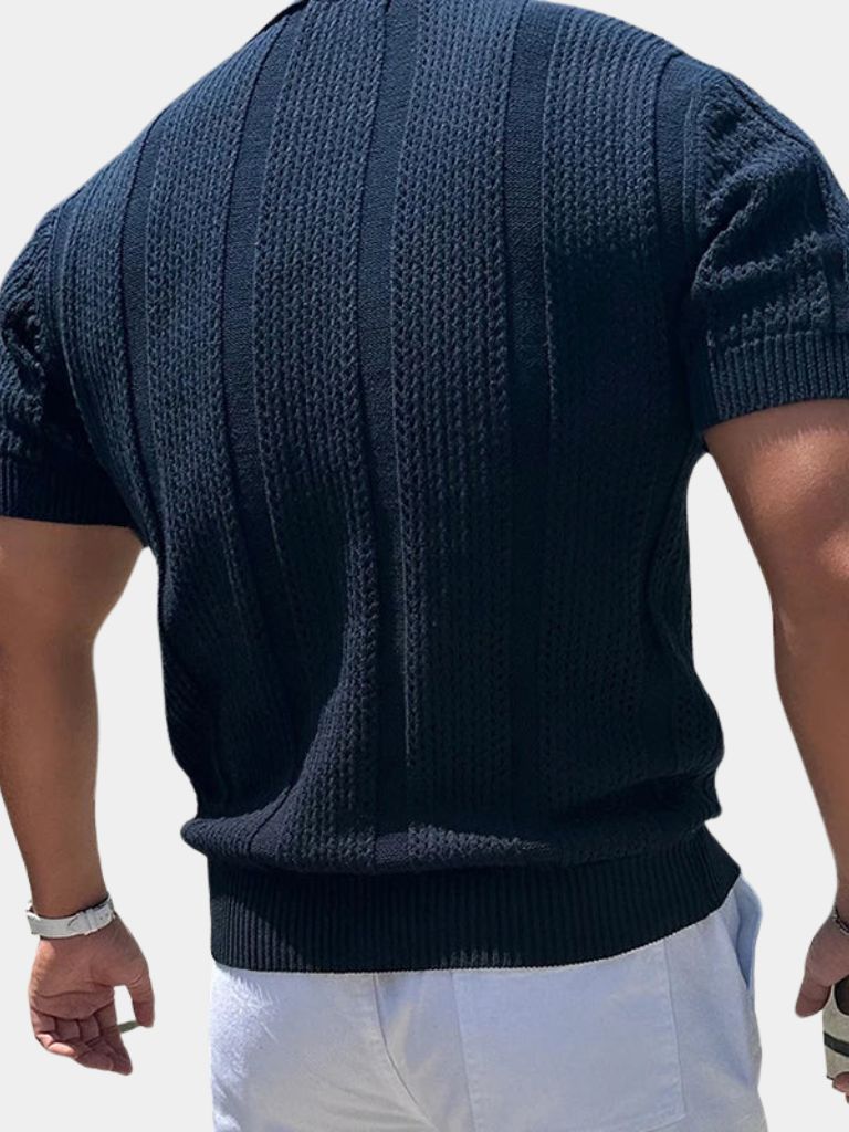 Ivory Coast Polo Shirt — North Row | Close-Up