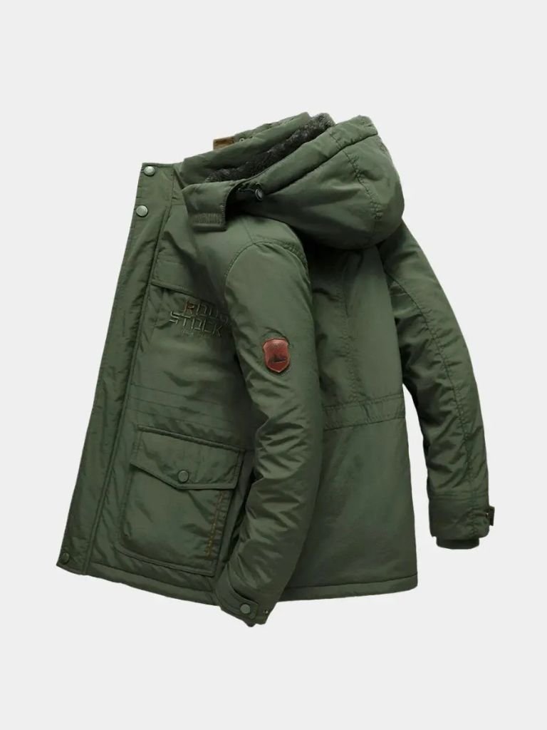 Military Hooded Jacket — North Row | Worn Look