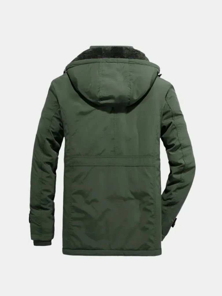 Military Hooded Jacket — North Row | Texture Detail