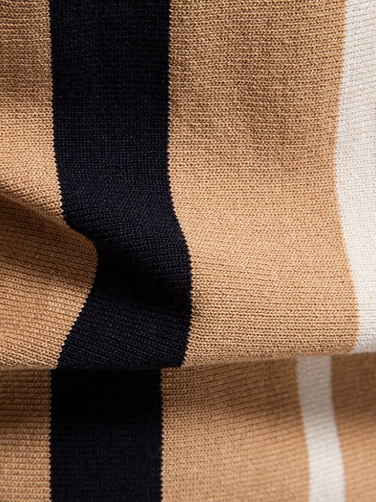 Retro Stripe Polo — North Row | Detail View