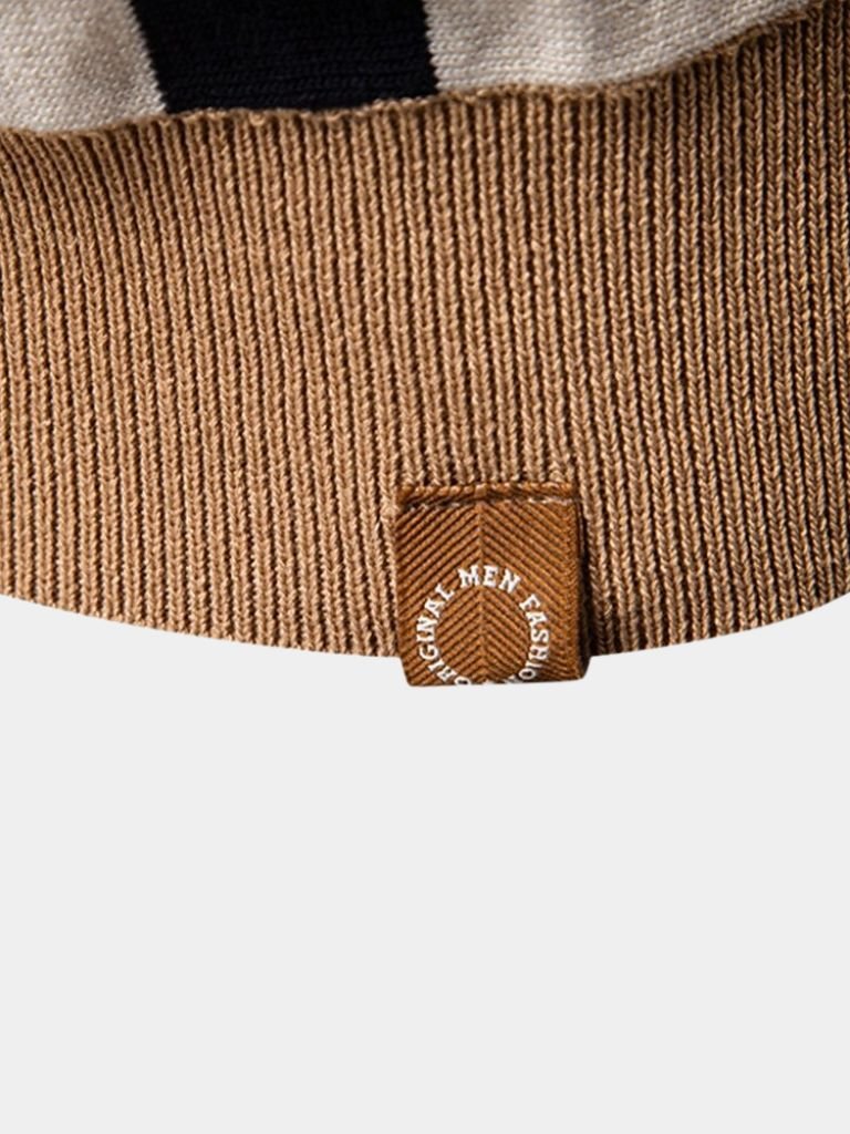 Retro Stripe Polo — North Row | Collar Detail