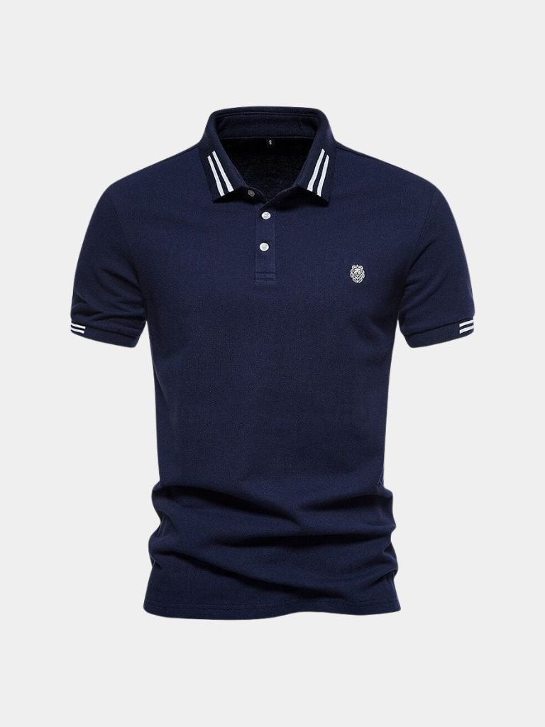 Royal Breeze Polo — North Row | Model Wearing
