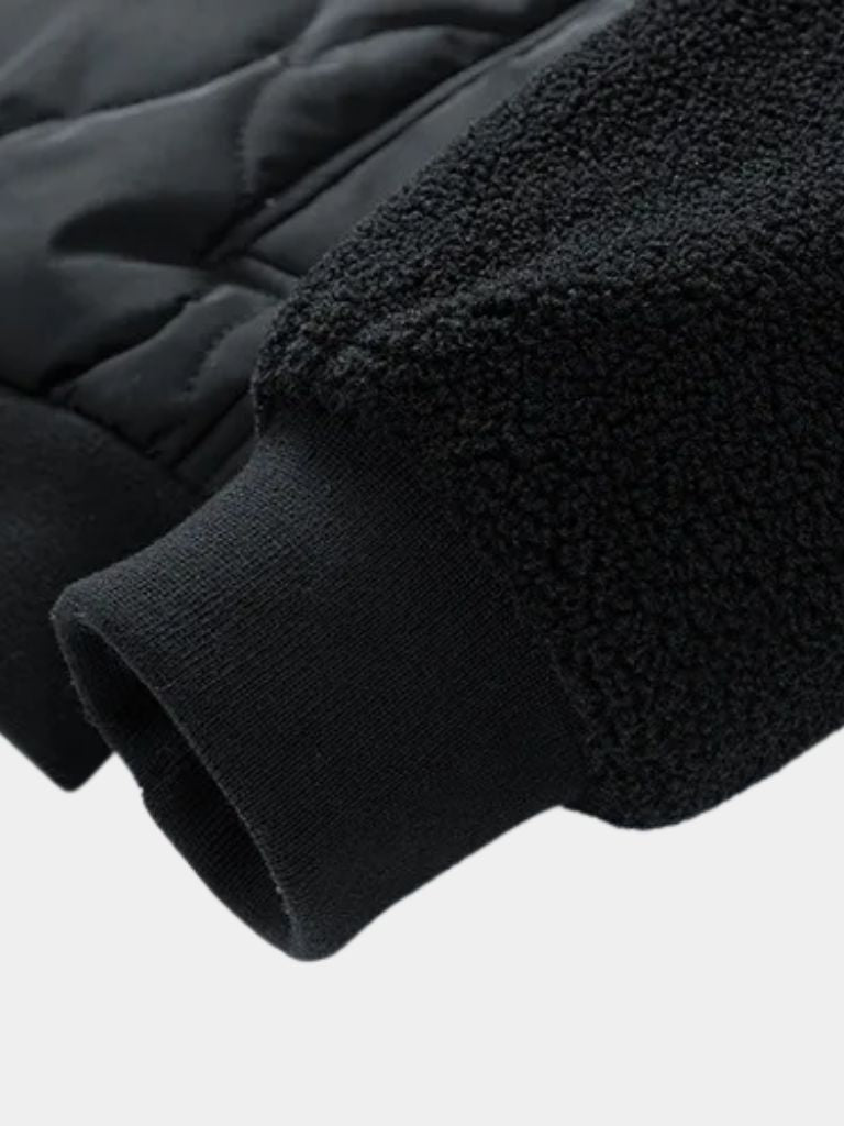 Sherpa Sleeves Padded Bomber Jacket — North Row | Worn Look